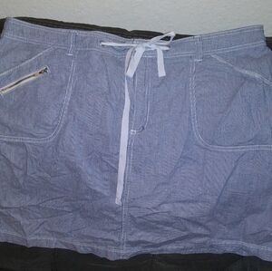 Unleash Your Inner Chic with the Blue and White Stag Skort